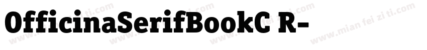 OfficinaSerifBookC R字体转换